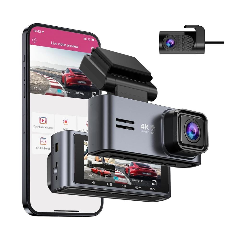 OMBAR M572 Dual Front And Rear 4K Ultra HD Dash Cam