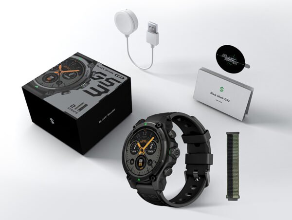 Black Shark GS3 5ATM & IP69K Waterproof AMOLED Bluetooth Calls Rugged Smart Watch - Image 9