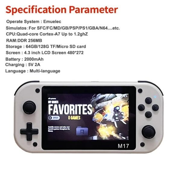 M17 Handheld 15,000- 20,000 Game Console - Image 6