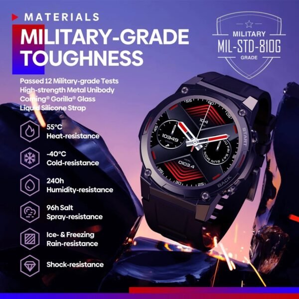 Zeblaze Vibe 7 Pro Rugged Smart Watch  - Image 2
