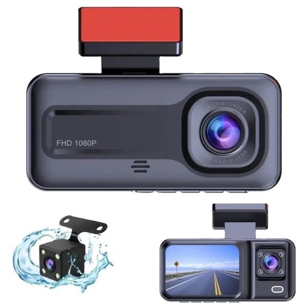 Zimtop A98 WiFi 1080 Vehicle Dash Camera With 64GB Memory Card