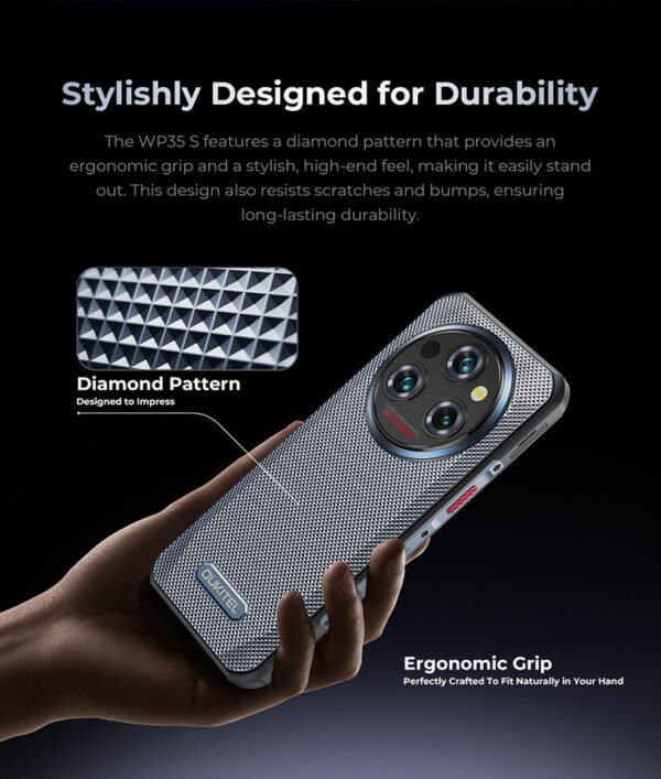 OUKITEL WP35S Rugged IP68/IP69K Triple 48MP Camera Waterproof Smartphones - Image 4